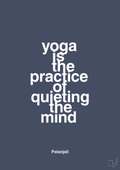 Yoga is the practice of quieting the mind - petrol-Forfatter-A1two3