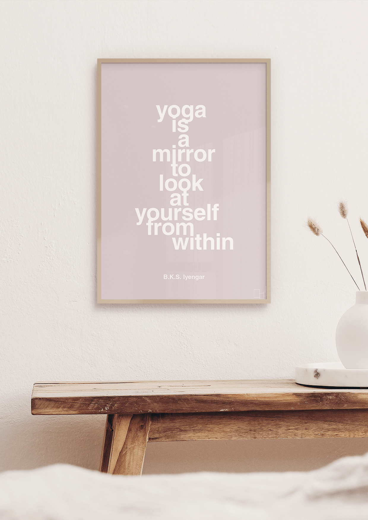 plakat: yoga is a mirror - charismatic-Forfatter-A1two3