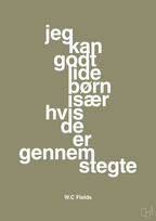 plakat: jeg kan godt lide børn især hvis de er gennemstegte - misty forrest-Skuespiller-A1two3