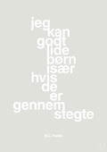 plakat: jeg kan godt lide børn især hvis de er gennemstegte - painters white-Skuespiller-A1two3
