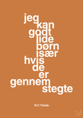 plakat: jeg kan godt lide børn især hvis de er gennemstegte - rumba orange-Skuespiller-A1two3