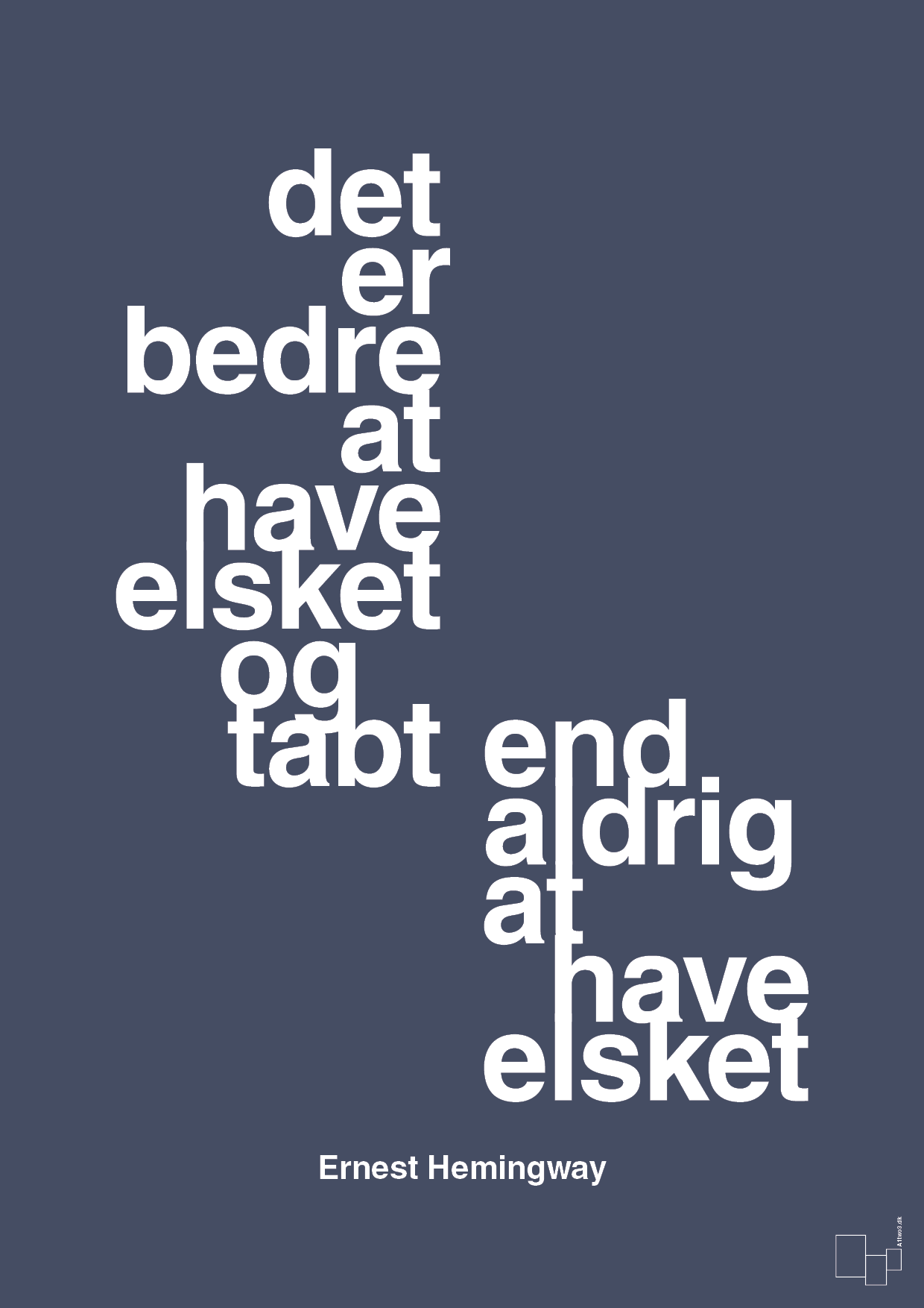 Det er bedre at have elsket og tabt end aldrig at have elsket - petrol-Forfatter-A1two3