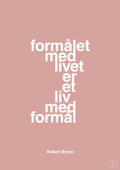 plakat: formålet med livet er et liv med formål - bubble shell-Skakspiller-A1two3