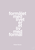 plakat: formålet med livet er et liv med formål - dusty lilac-Skakspiller-A1two3