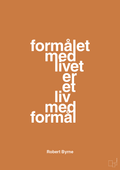 plakat: formålet med livet er et liv med formål - rumba orange-Skakspiller-A1two3