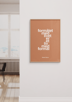 plakat: formålet med livet er et liv med formål - misty forrest-Skakspiller-A1two3