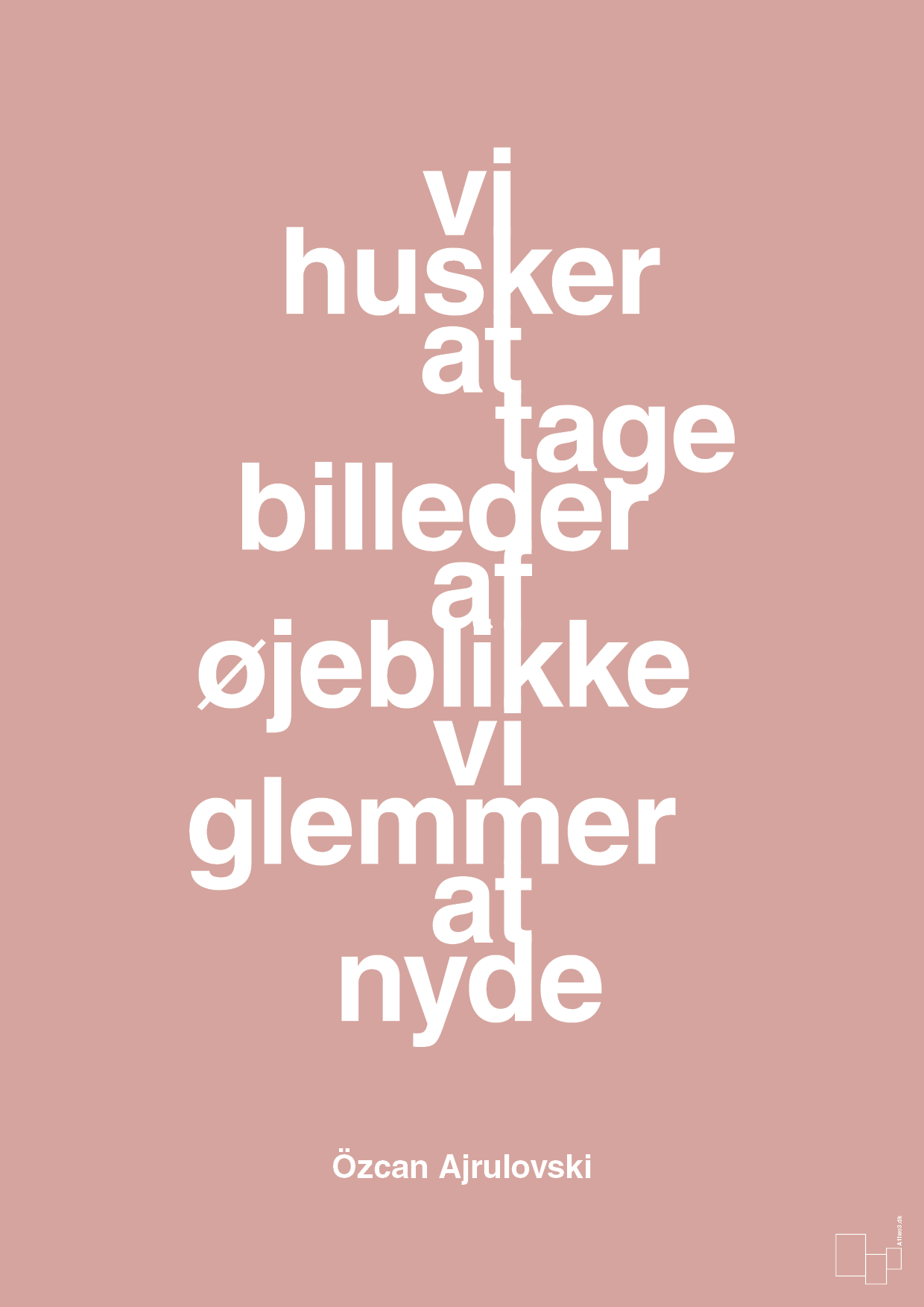 plakat: vi husker at tage billeder af øjeblikke vi glemmer at nyde - bubble shell-Forfatter-A1two3