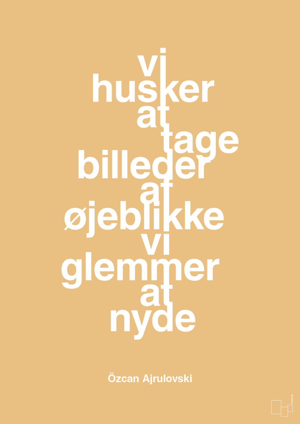 plakat: vi husker at tage billeder af øjeblikke vi glemmer at nyde - charismatic-Forfatter-A1two3