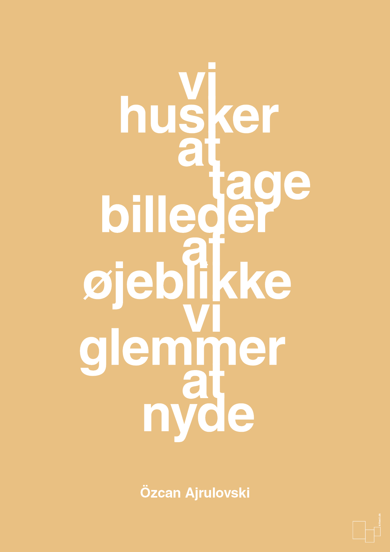 plakat: vi husker at tage billeder af øjeblikke vi glemmer at nyde - charismatic-Forfatter-A1two3