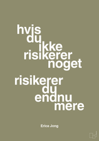 plakat: hvis du ikke risikerer noget risikerer du endnu mere - misty forrest-Forfatter-A1two3