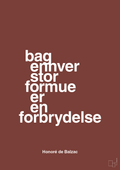 plakat: bag enhver stor formue er en forbrydelse - red pepper-Forfatter-A1two3