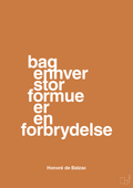 plakat: bag enhver stor formue er en forbrydelse - rumba orange-Forfatter-A1two3