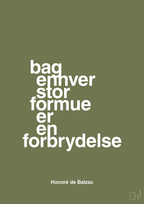 plakat: bag enhver stor formue er en forbrydelse - secret meadow-Forfatter-A1two3