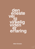 plakat: den eneste vej til virkelig viden er erfaring - cider spice-Fysiker-A1two3