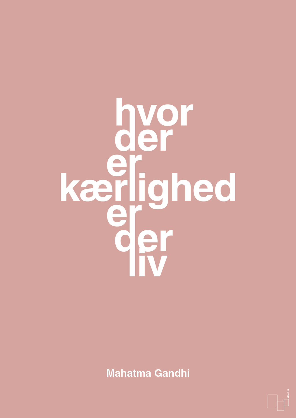 plakat: hvor der er kærlighed er der liv - bubble shell-Politikker-A1two3