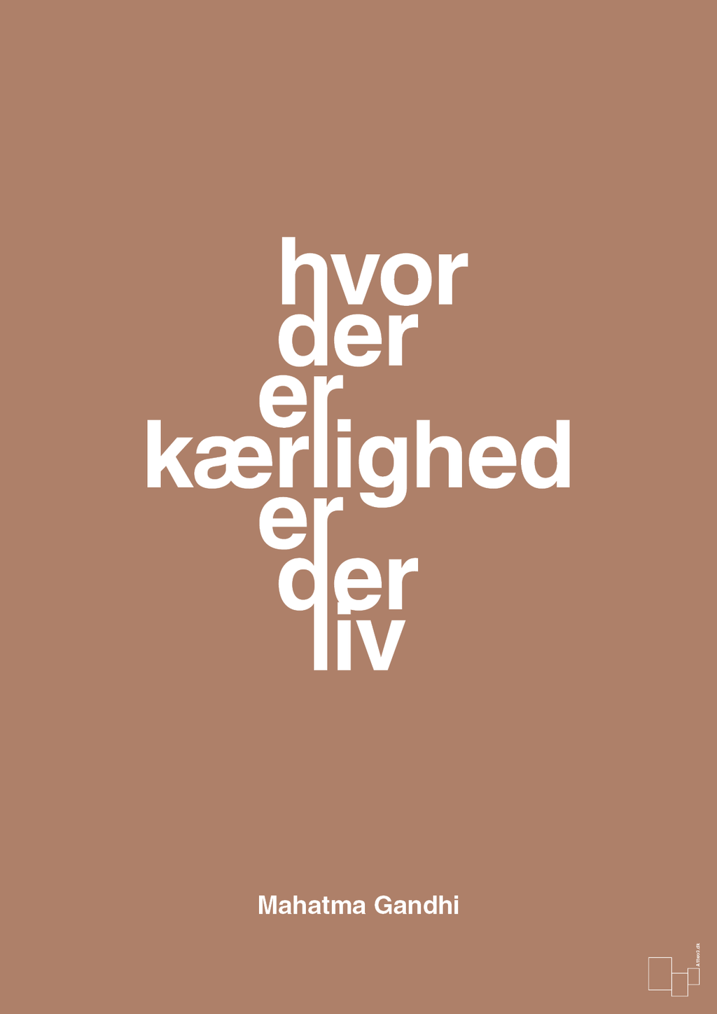 plakat: hvor der er kærlighed er der liv - cider spice-Politikker-A1two3