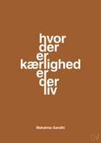 plakat: hvor der er kærlighed er der liv - cognac-Politikker-A1two3