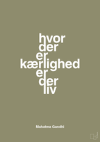 plakat: hvor der er kærlighed er der liv - misty forrest-Politikker-A1two3