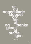 plakat: er du nogensinde stoppet op for at tænke og glemt at starte igen - battleship gray-Børnebogsfigur-A1two3