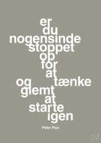 plakat: er du nogensinde stoppet op for at tænke og glemt at starte igen - battleship gray-Børnebogsfigur-A1two3