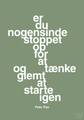 plakat: er du nogensinde stoppet op for at tænke og glemt at starte igen - jade-Børnebogsfigur-A1two3