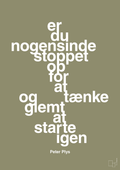 plakat: er du nogensinde stoppet op for at tænke og glemt at starte igen - misty forrest-Børnebogsfigur-A1two3