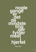 plakat: nogle gange er det de mindste ting der fylder mest i hjertet - secret meadow-Børnebogsfigur-A1two3