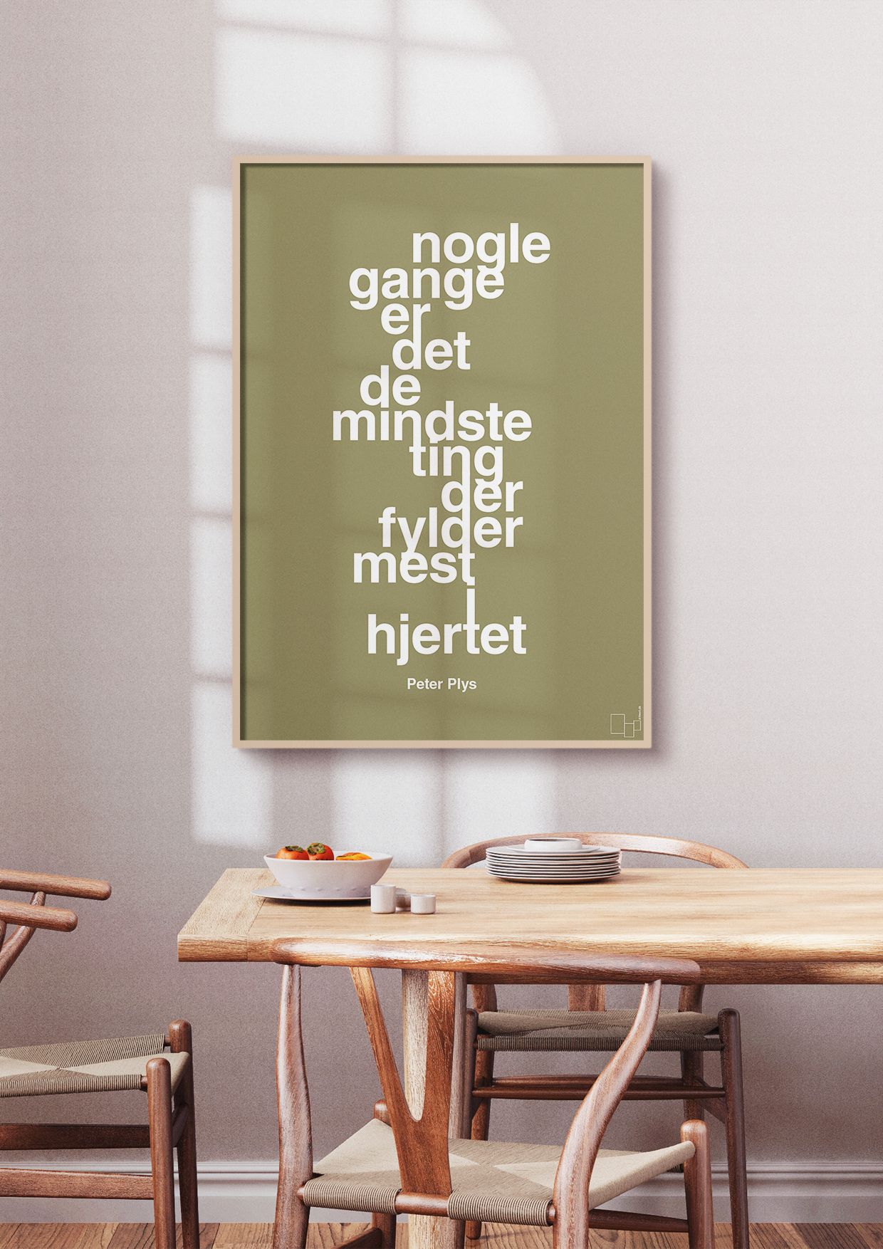 plakat: nogle gange er det de mindste ting der fylder mest i hjertet - secret meadow-Børnebogsfigur-A1two3