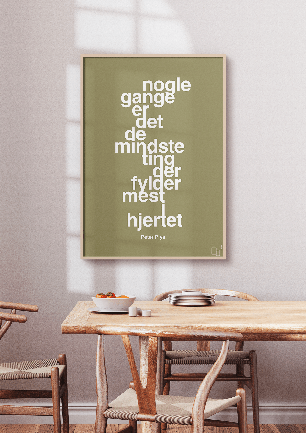plakat: nogle gange er det de mindste ting der fylder mest i hjertet - bubble shell-Børnebogsfigur-A1two3