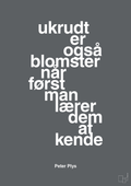 plakat: ukrudt er også blomster når man først lærer dem at kende - graphic charcoal-Børnebogsfigur-A1two3