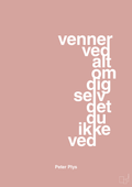plakat: venner ved alt om dig selv det du ikke ved - bubble shell-Børnebogsfigur-A1two3