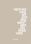 plakat: venner ved alt om dig selv det du ikke ved - creamy mushroom-Børnebogsfigur-A1two3