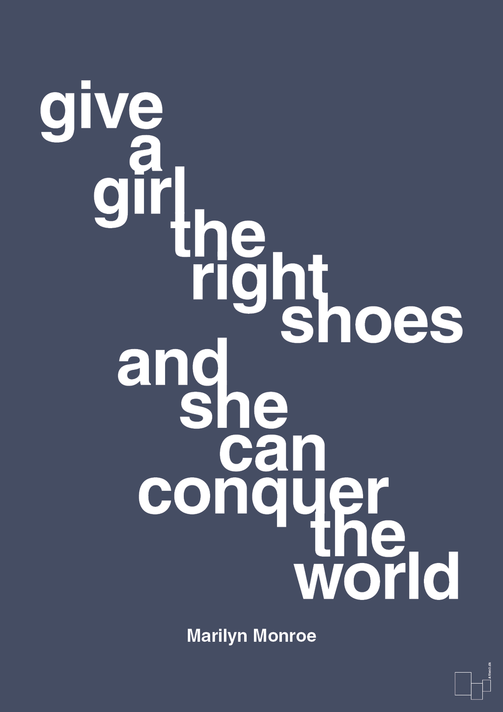 Give a girl the right shoes and she can conquer the world - petrol-Musiker-A1two3