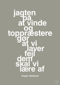 plakat: jagten på at vinde og toppræstere gør at vi laver fejl dem skal vi lære af - battleship gray-Fodbold-A1two3