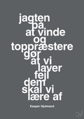plakat: jagten på at vinde og toppræstere gør at vi laver fejl dem skal vi lære af - graphic charcoal-Fodbold-A1two3