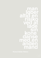 plakat: man løber altid en risiko ved at lade sin kone danse med en anden mand - painters white-Fodbold-A1two3