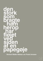 plakat: den stork som bragte ham herop har fløjet ved siden af en papegøje - battleship gray-Fodbold-A1two3