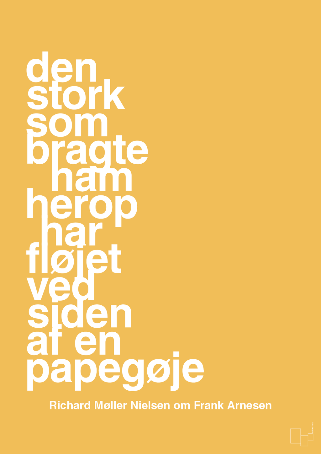plakat: den stork som bragte ham herop har fløjet ved siden af en papegøje - honeycomb-Fodbold-A1two3