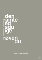plakat: den ramte jeg sgu lige i røven du - battleship gray-Fodbold-A1two3