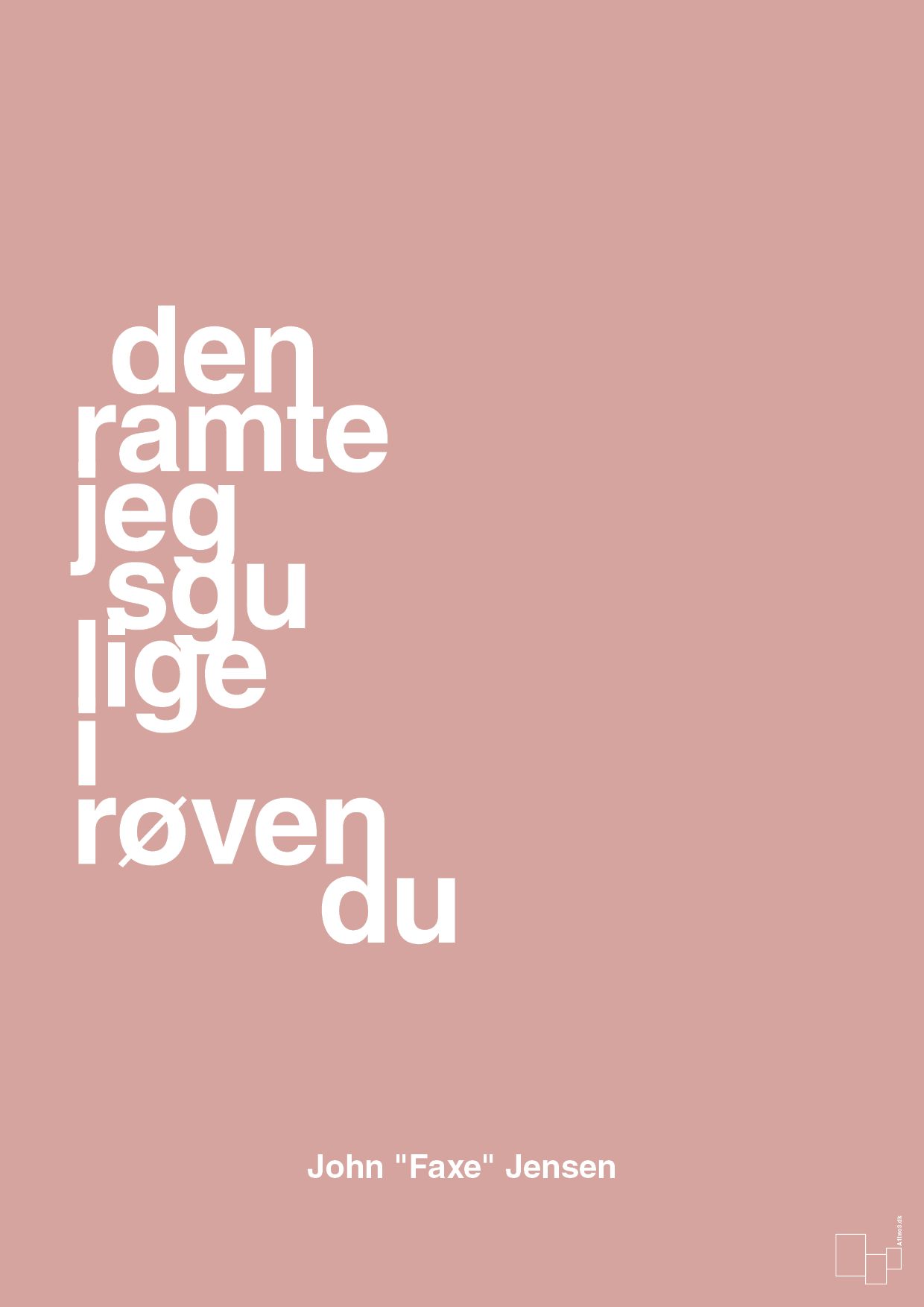 plakat: den ramte jeg sgu lige i røven du - bubble shell-Fodbold-A1two3