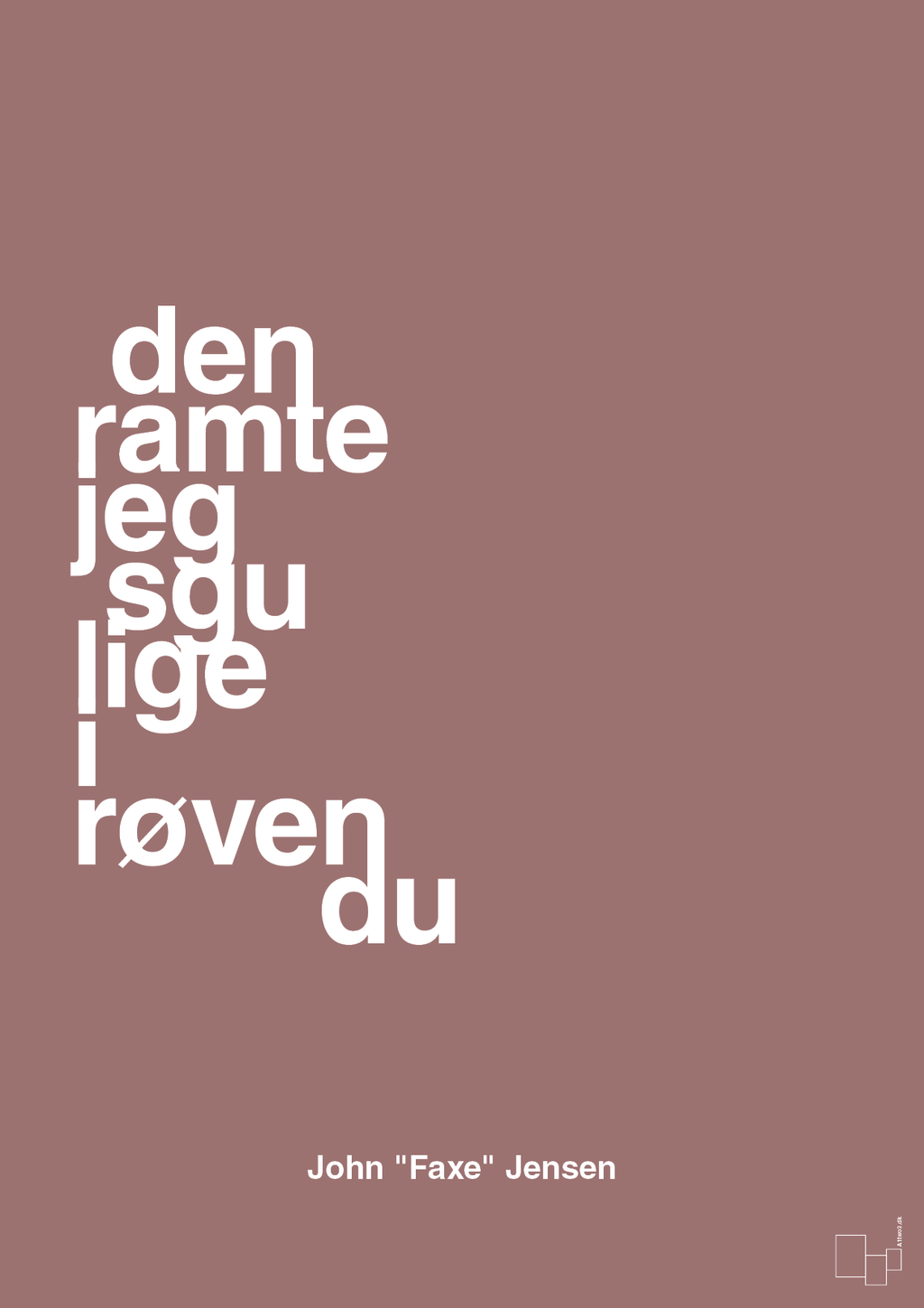 plakat: den ramte jeg sgu lige i røven du - plum-Fodbold-A1two3