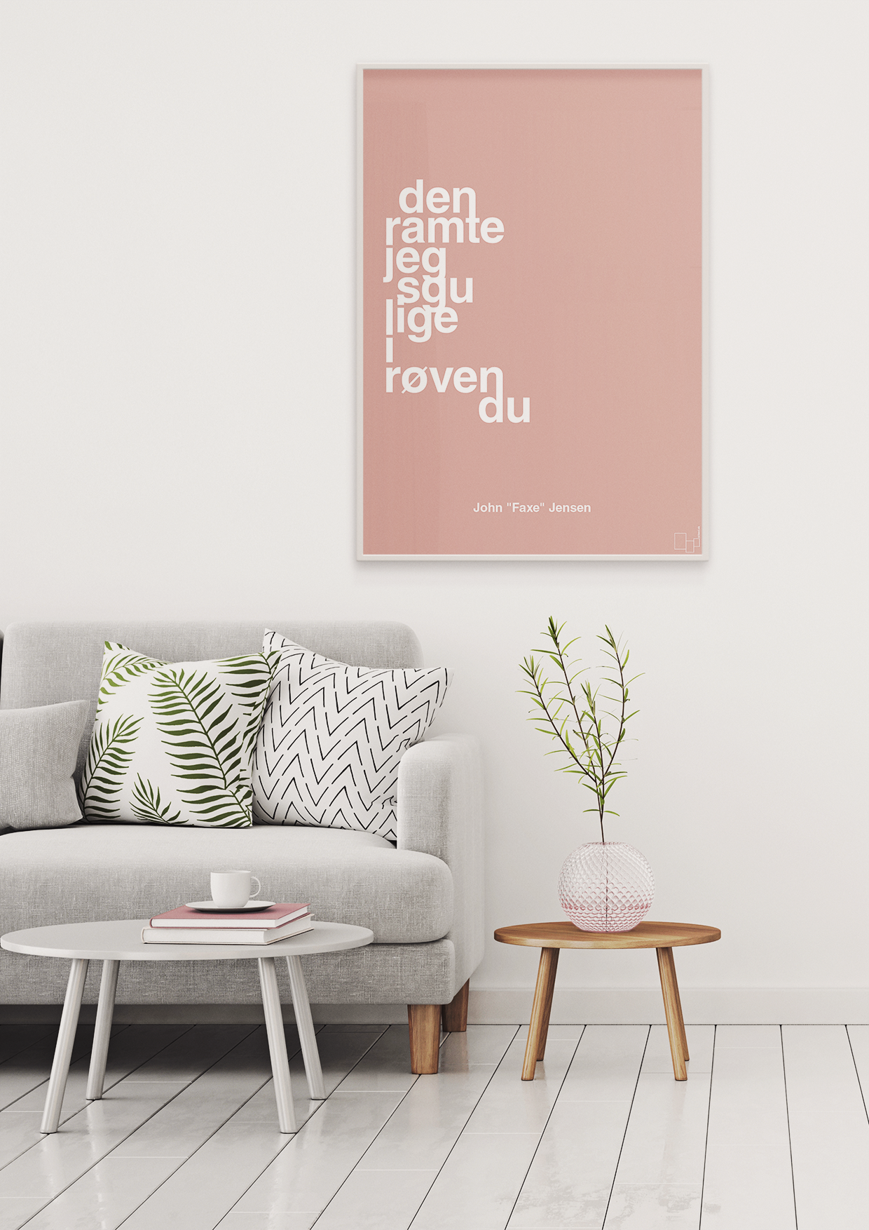 plakat: den ramte jeg sgu lige i røven du - powder-Fodbold-A1two3