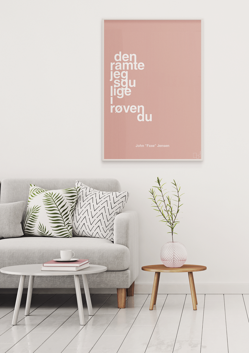 plakat: den ramte jeg sgu lige i røven du - dark brown-Fodbold-A1two3