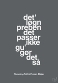 plakat: det løgn preben det passer ikke gu gør det så - graphic charcoal-Fodbold-A1two3