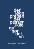 plakat: det løgn preben det passer ikke gu gør det så - lapis blue-Fodbold-A1two3