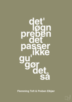 plakat: det løgn preben det passer ikke gu gør det så - misty forrest-Fodbold-A1two3