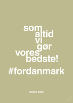 plakat: som altid vi gør vores bedste fordanmark - back to nature-Fodbold-A1two3