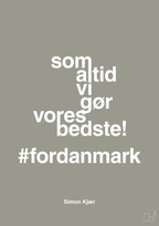 plakat: som altid vi gør vores bedste fordanmark - battleship gray-Fodbold-A1two3