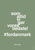 plakat: som altid vi gør vores bedste fordanmark - jade-Fodbold-A1two3