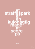 plakat: et straffespark er en kujonagtig måde at score på - bubble shell-Fodbold-A1two3